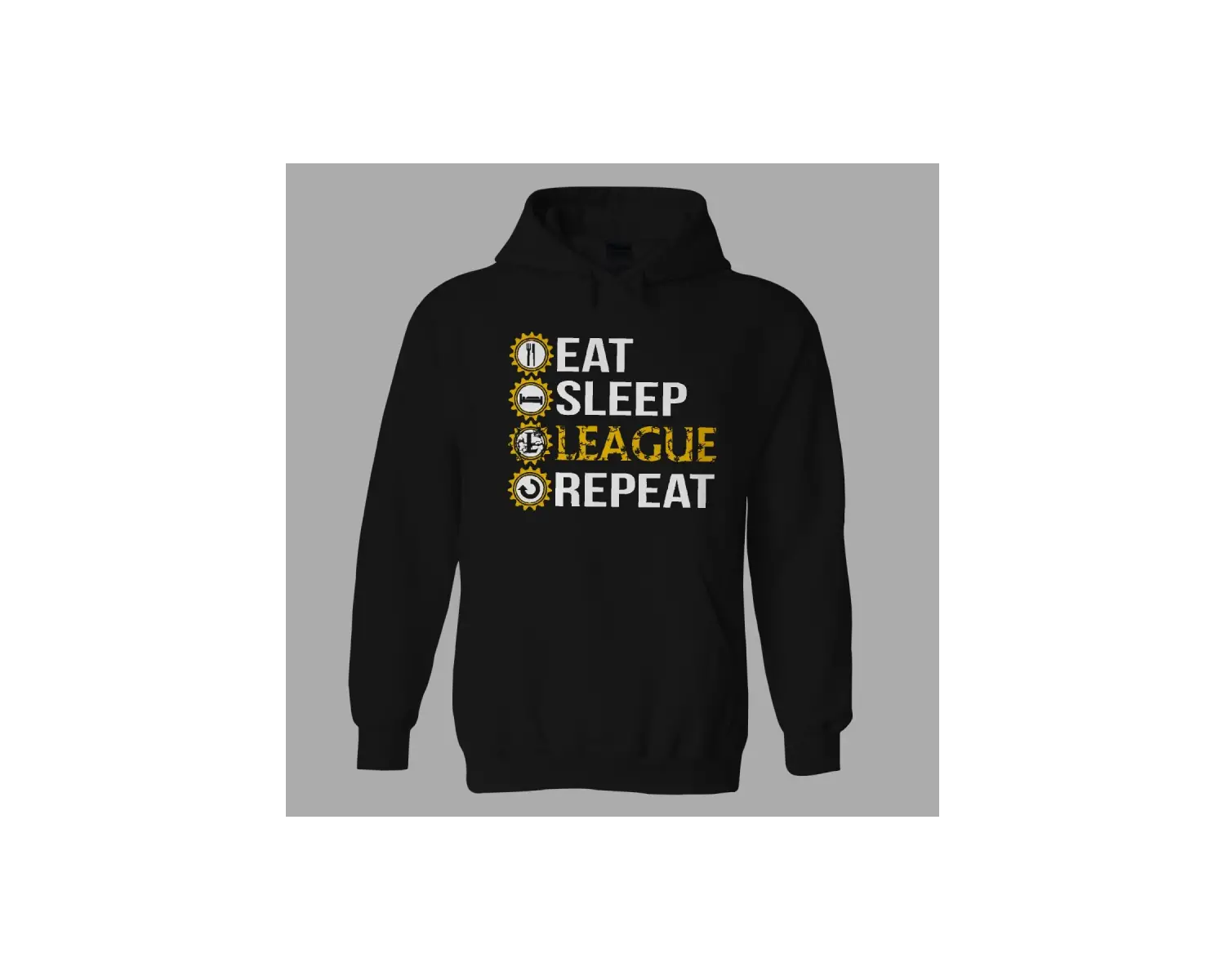 Lol League Unisex Kapüşönlu Hoodie