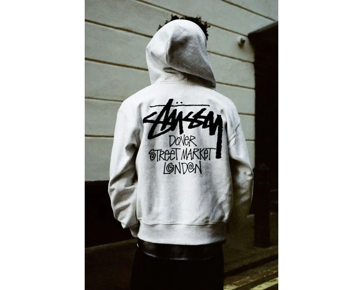 London Stsy ünisex oversize sweatshirt gri