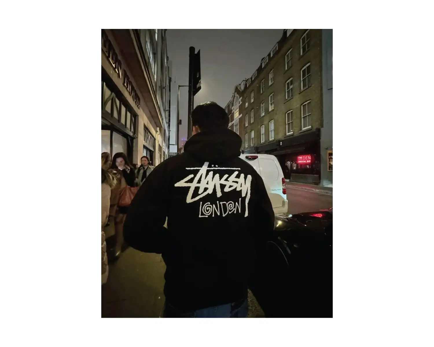 London Stsy ünisex oversize sweatshirt gri