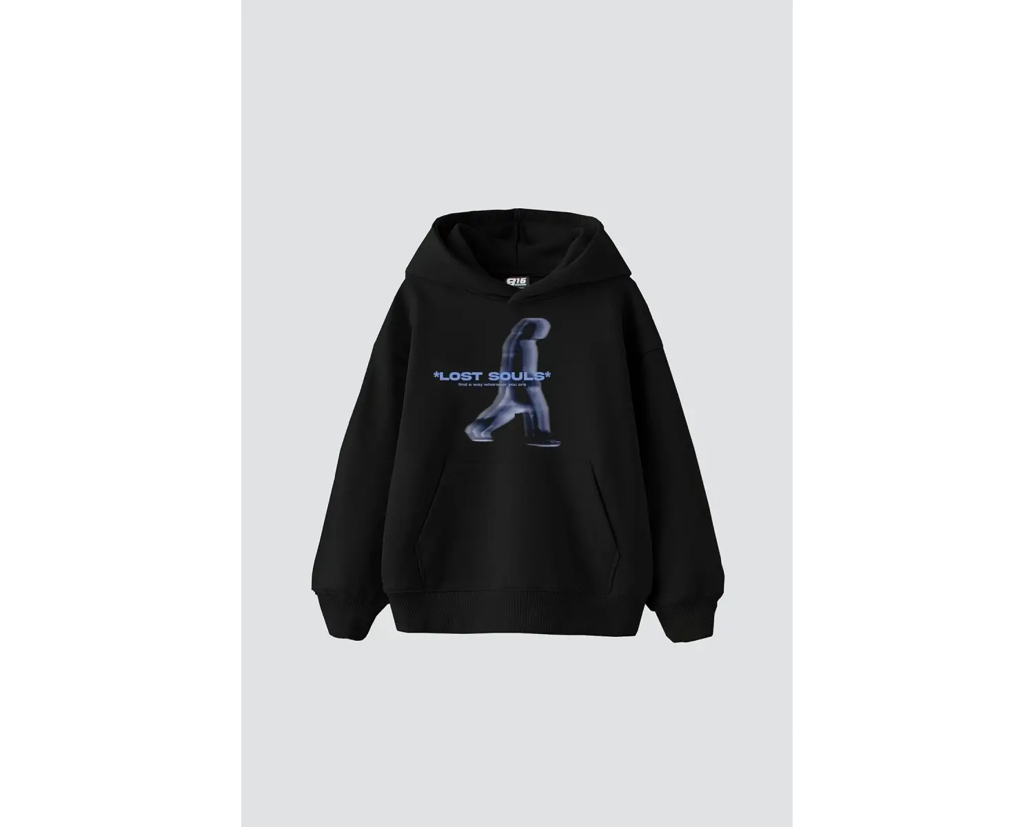 Lost Souls Baskılı Oversize Unisex Premium Beyaz