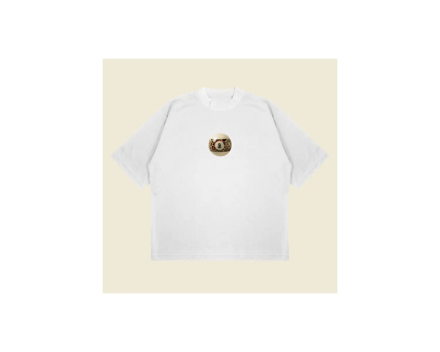 Lucky9leopar Boxy Fit Oversize Unisex Tshirt – Baskılı Tişört |