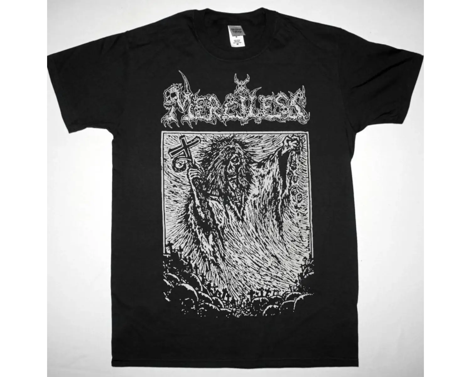 LUNACHICKS TSHIRT 1991 NEW WHITE T-SHIRT ÖN BASKILI