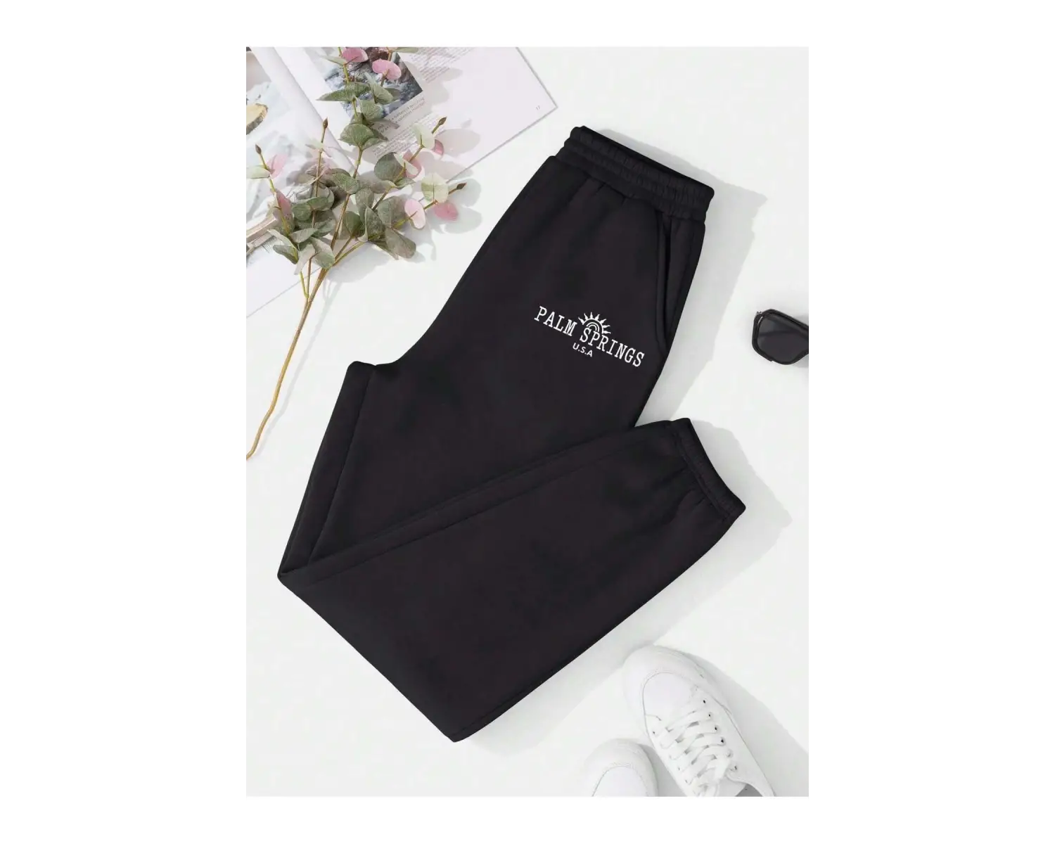 LUNE Letter Graphic Thermal Lined 4 Mevsim Eşofman