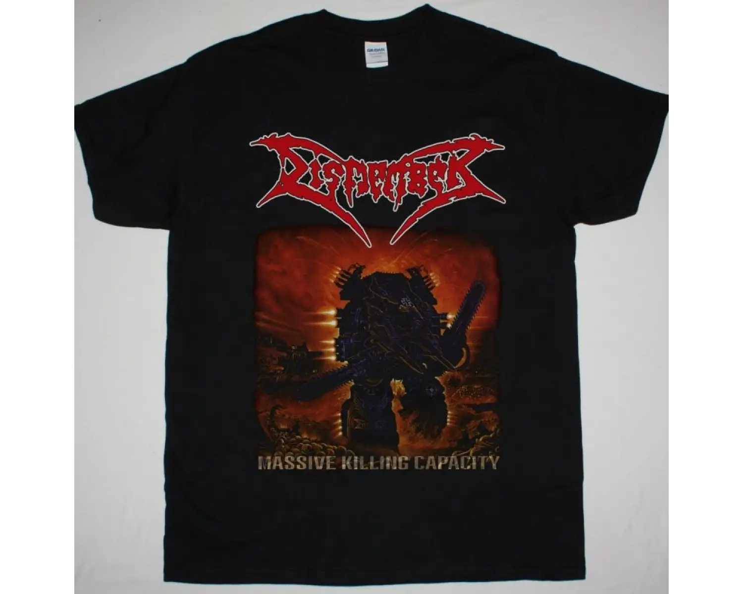 MACHINE HEAD LOGO NEW BLACK T-SHIRT