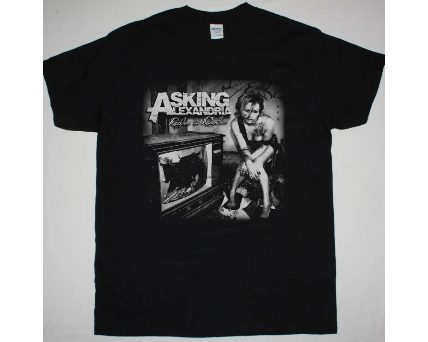 MAD SEASON ABOVE 95 NEW BLACK T-SHIRT ÖN BASKILI