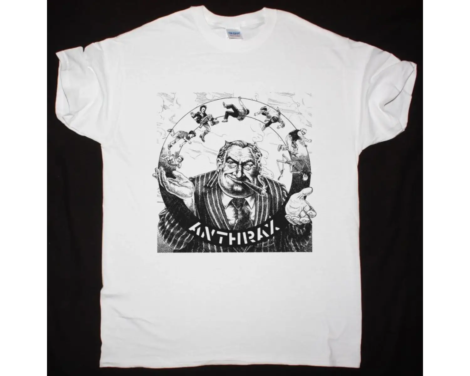 MADNESS BAGGY TROUSERS VINTAGE WHITE T-SHIRT ÖN BASKILI