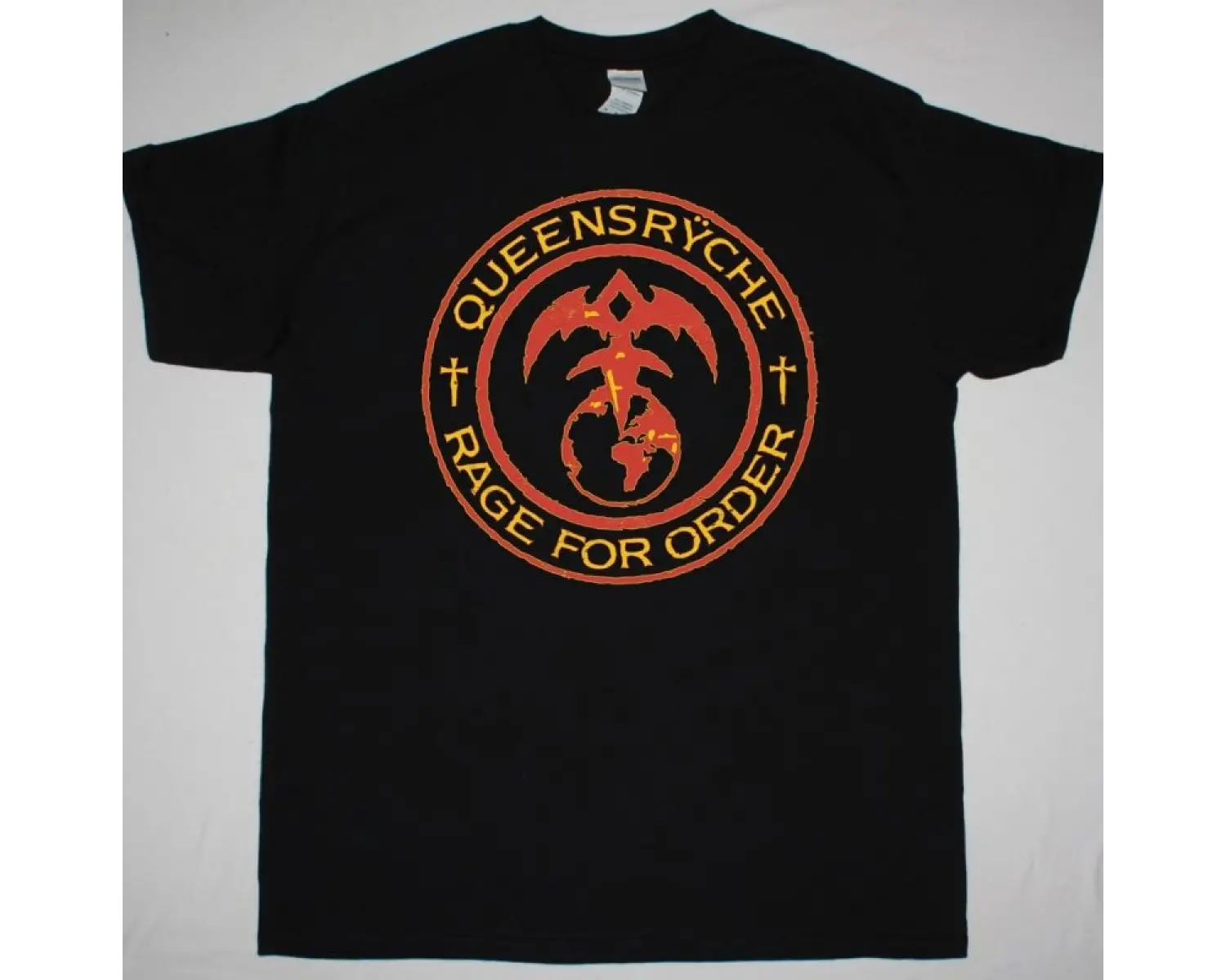 MAHOGANY RUSH STRANGE UNIVERSE 1975 NEW BLACK T SHIRT ÖN BASKILI