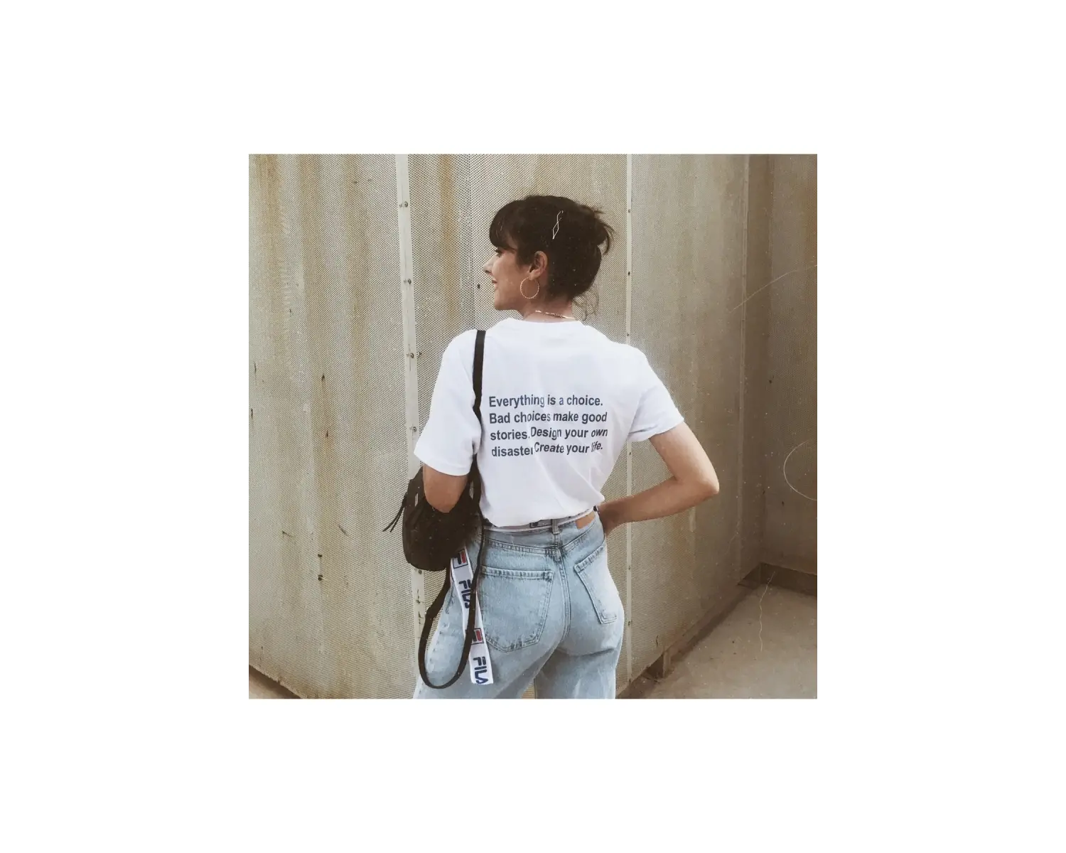 Make Good Stories - T-shirt Beyaz