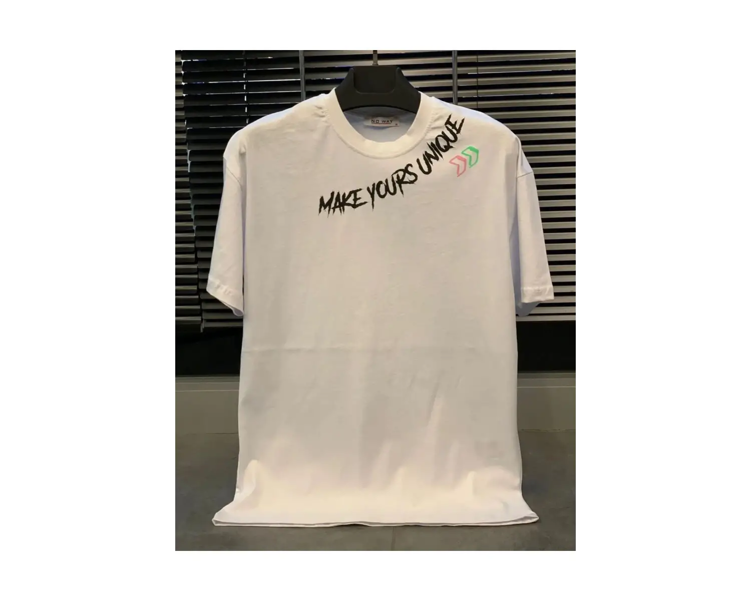 Make Yours Unique Baskılı Oversize Unisex Pamuk