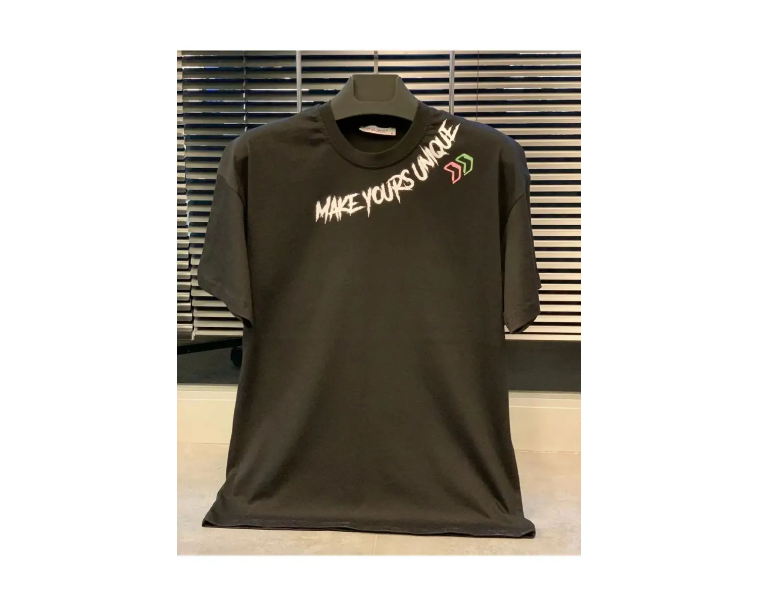 Make Yours Unique Baskılı Oversize Unisex Pamuk