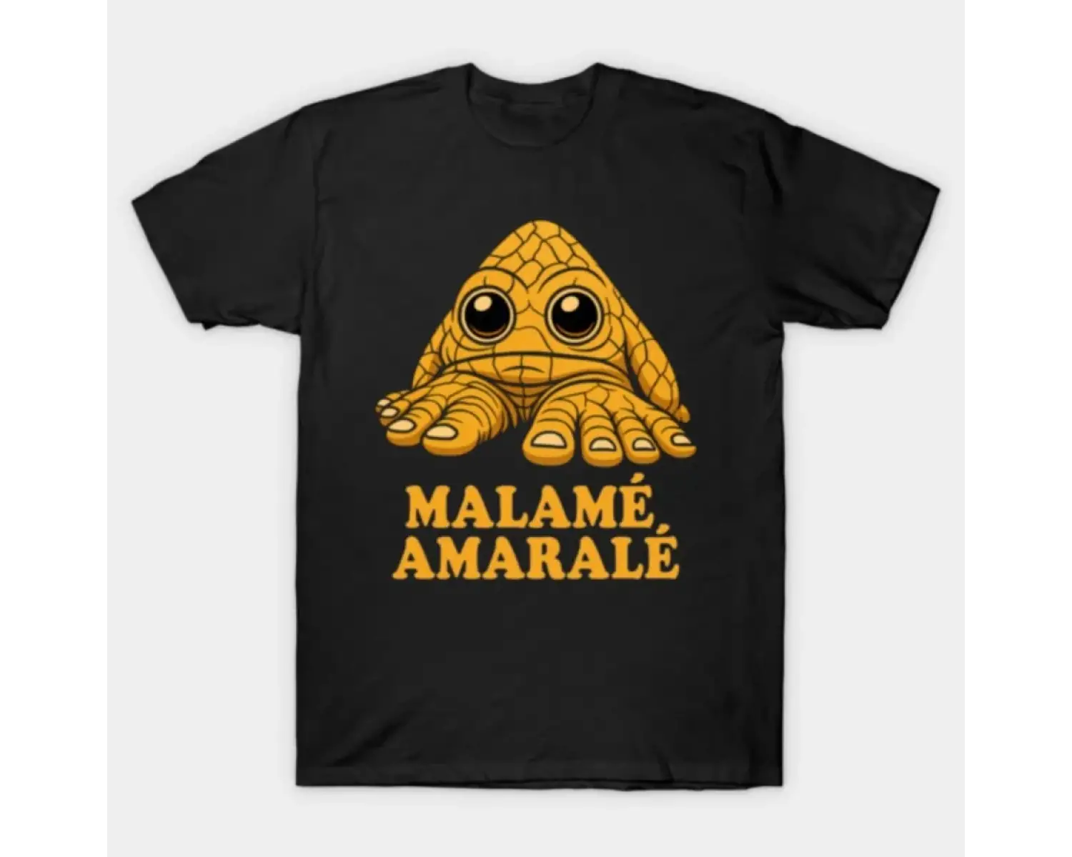 Malamé Amaralé – İtalyan Brainrot Meme Yaratık Erkekler Kadınlar İçin Tişört %100 Pamuklu Tiş