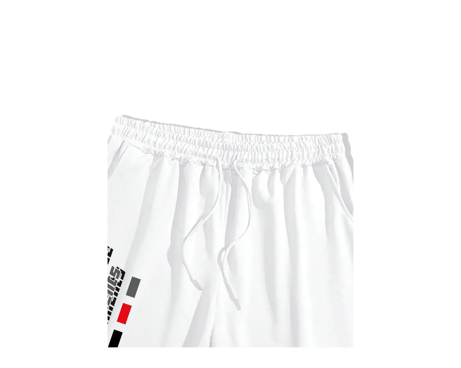 Manfinity EMRG Erkek Günlük Araba Harf Baskılı Kısa Kollu Tişört Ve Şort Takımı