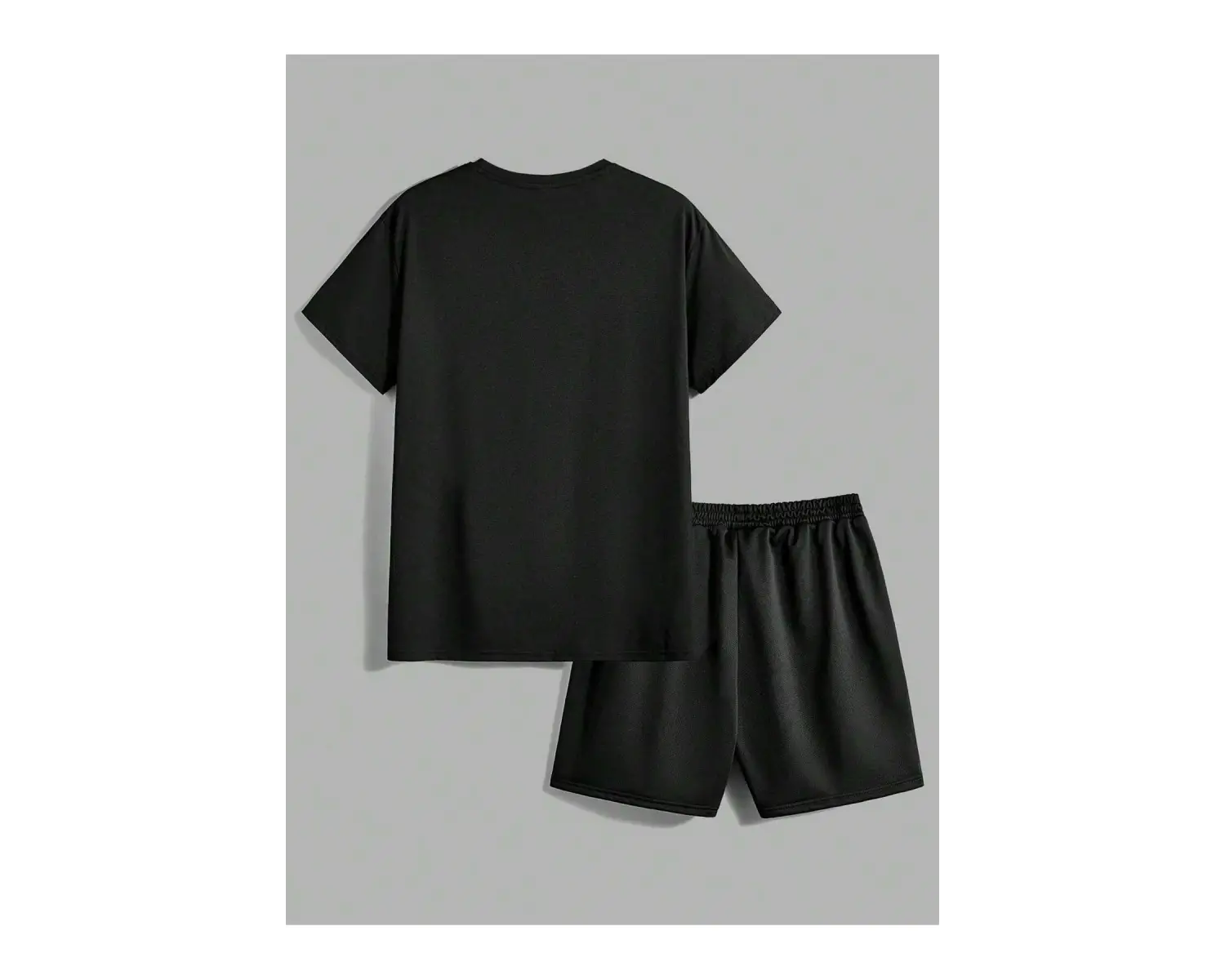Manfinity Homme 2li Erkek Günlük Basit Kısa Kollu Tişört Ve Şort Takımı