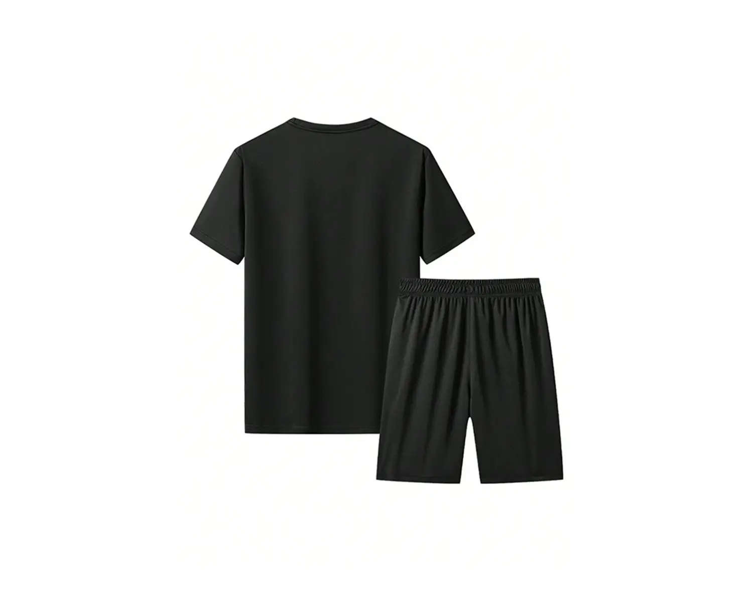 Manfinity Homme 2li Erkek Günlük Basit Kısa Kollu Tişört Ve Şort Takımı
