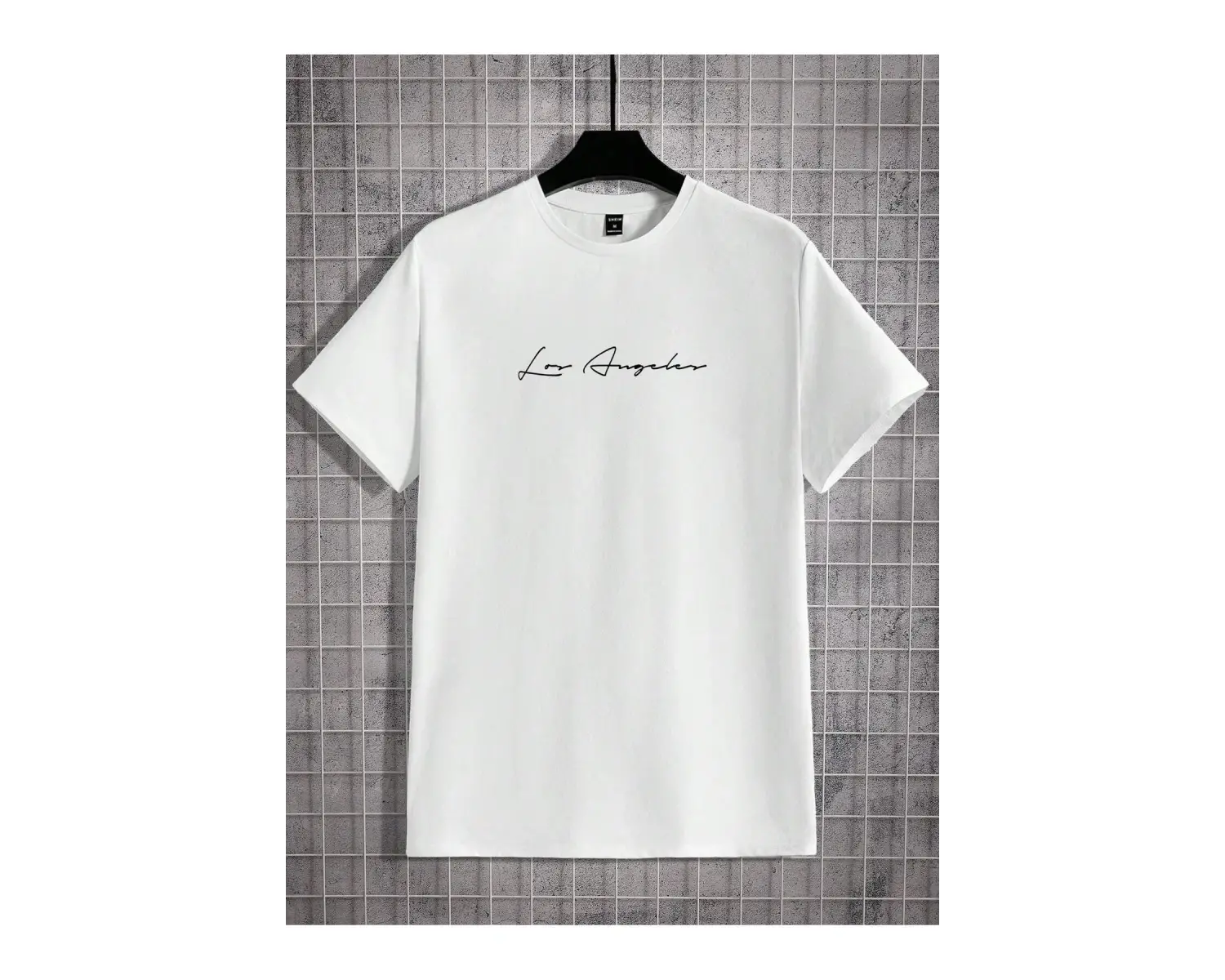 Manfinity Homme Beyaz Örme Erkek Kısa Kollu Tişört ve Şort Takımı