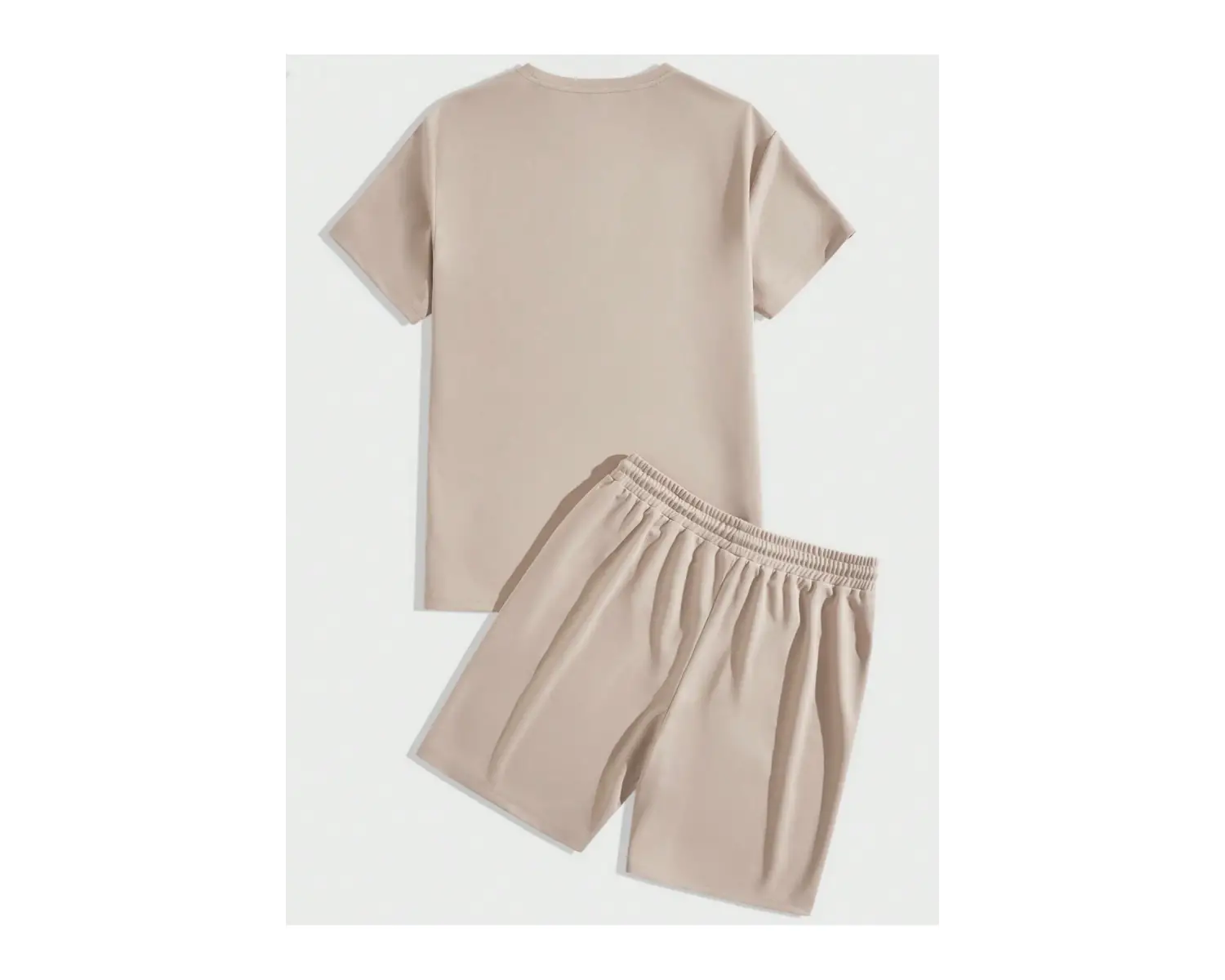 Manfinity Homme Casual College Style Tipografi Tişört ve Şort Takımı