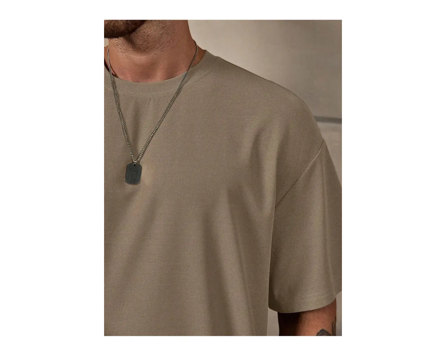 Manfinity Homme Erkek Düz Bol Bel Şortu