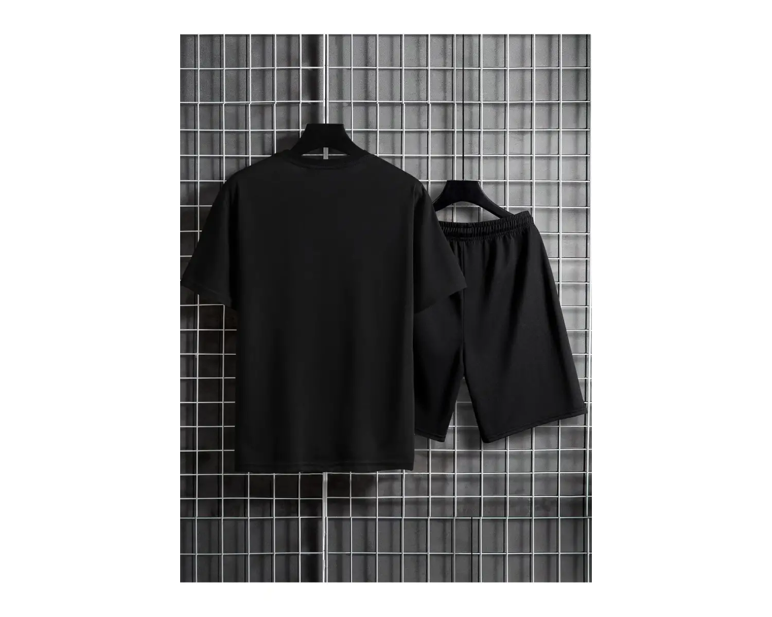 Manfinity Homme Erkek Mektup Tişört ve Şort Takımı