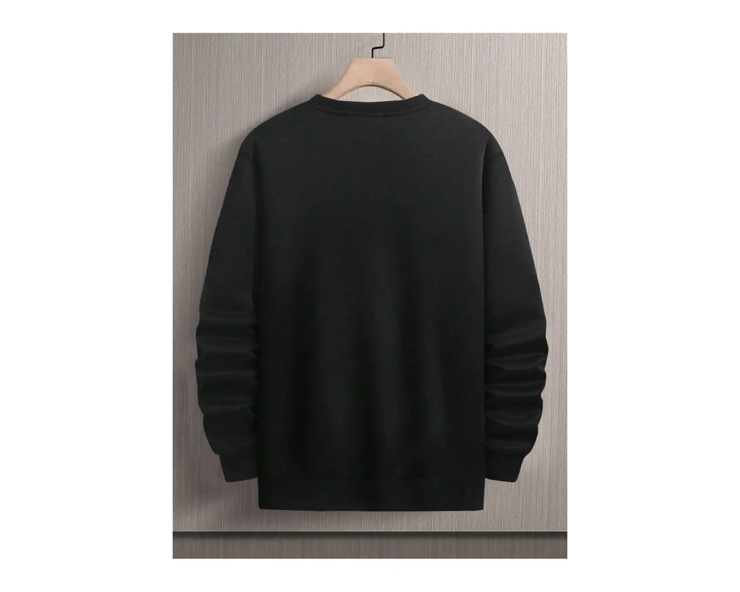 Manfinity Homme Hand Print Drop Shoulder Sweatshirt Beyaz