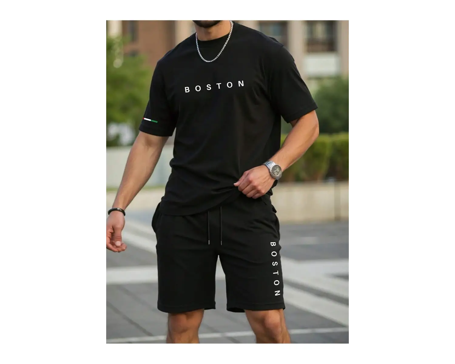 Manfinity Hypemode 2li Erkek Tişört Ve Şort Takımı