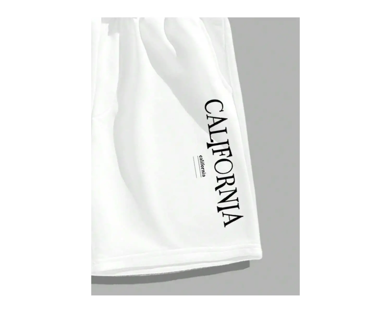 Manfinity Hypemode Erkek Mektup ollu Günlük Tişört Ve Şort Takımı