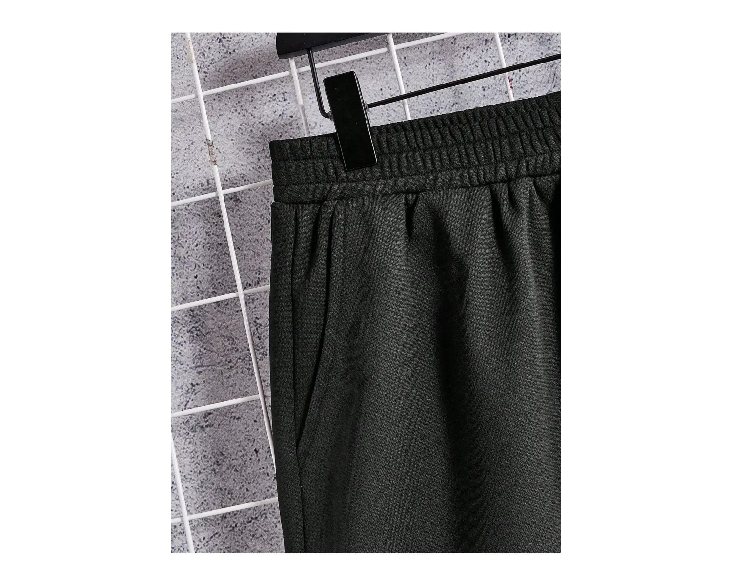 Manfinity Hypemode Erkek Yazlık Rahat Örme Kısa Kollu Tişört ve Şort Harf Baskılı