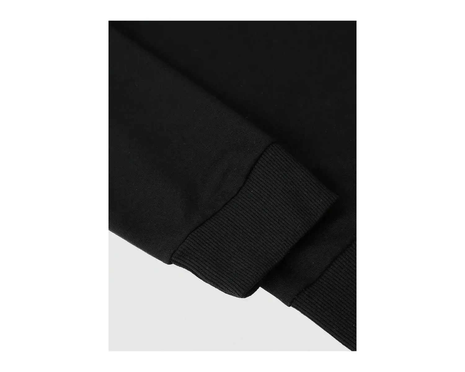 Manfinity Hypemode Mountain & Slogan Graphic Sweatshirt Siyah