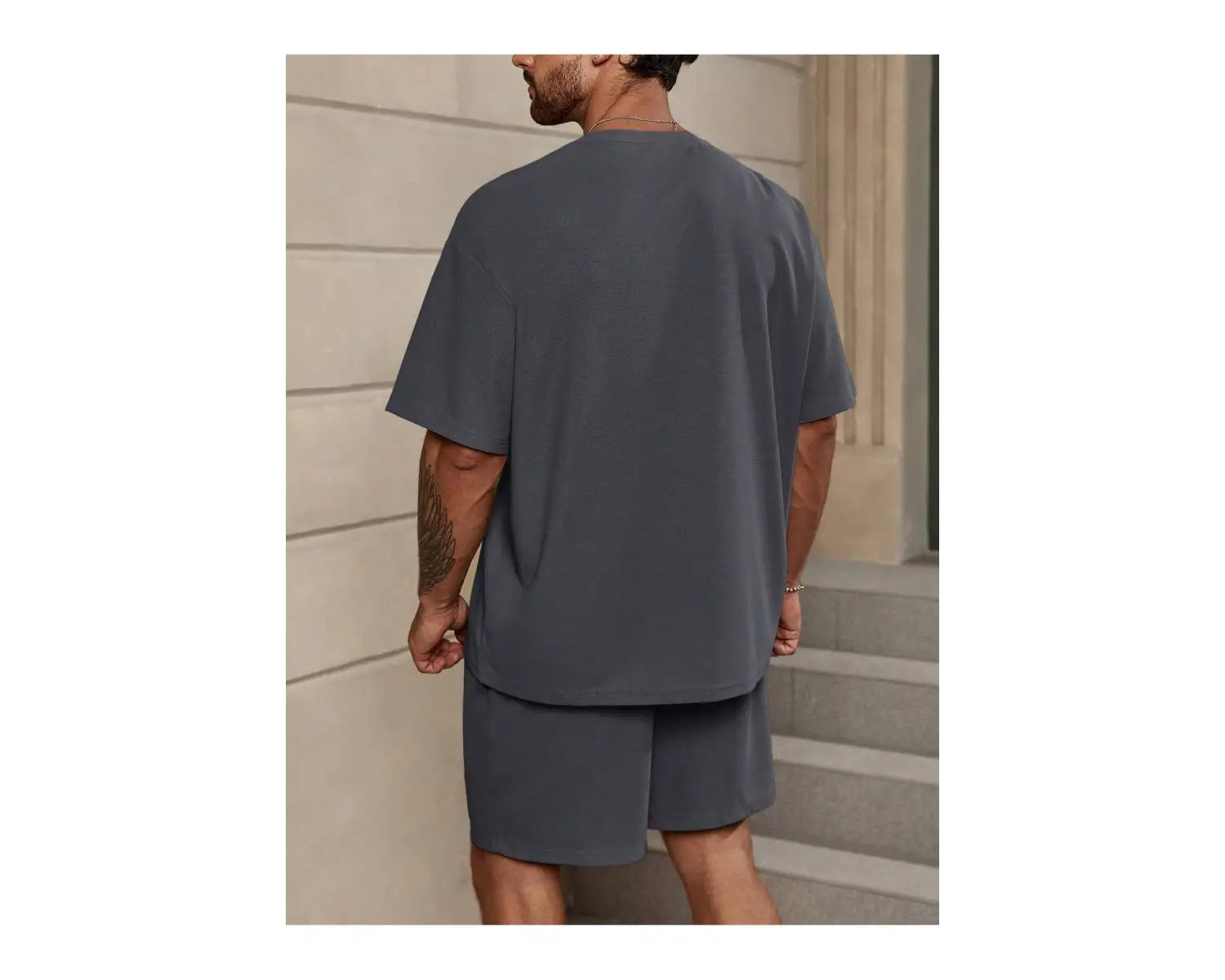 Manfinity RelaxMax Loose Fit Erkek Düz Bel Şortu