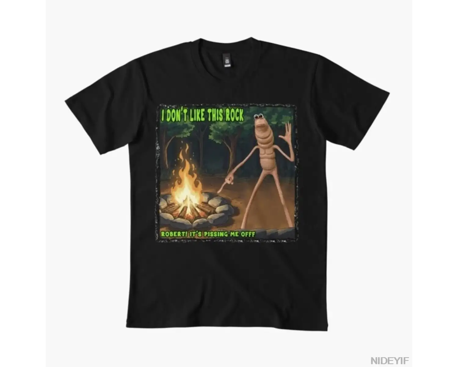 Marcus the worm bu kaya tişörtünü beğenmiyorum Erkekler Kadınlar için %100 Pamuklu Tişörtler