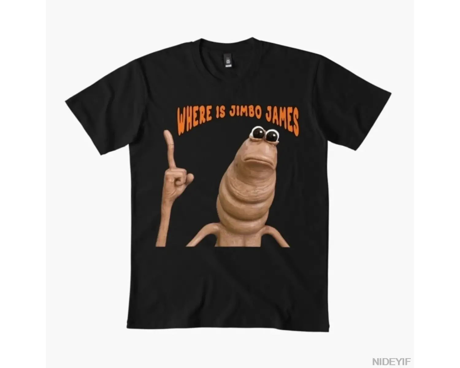 Marcus The Worm Meme Nerede Jimbo James T-shirt Erkekler Kadınlar Için % 100% Pamuk T Shirt K