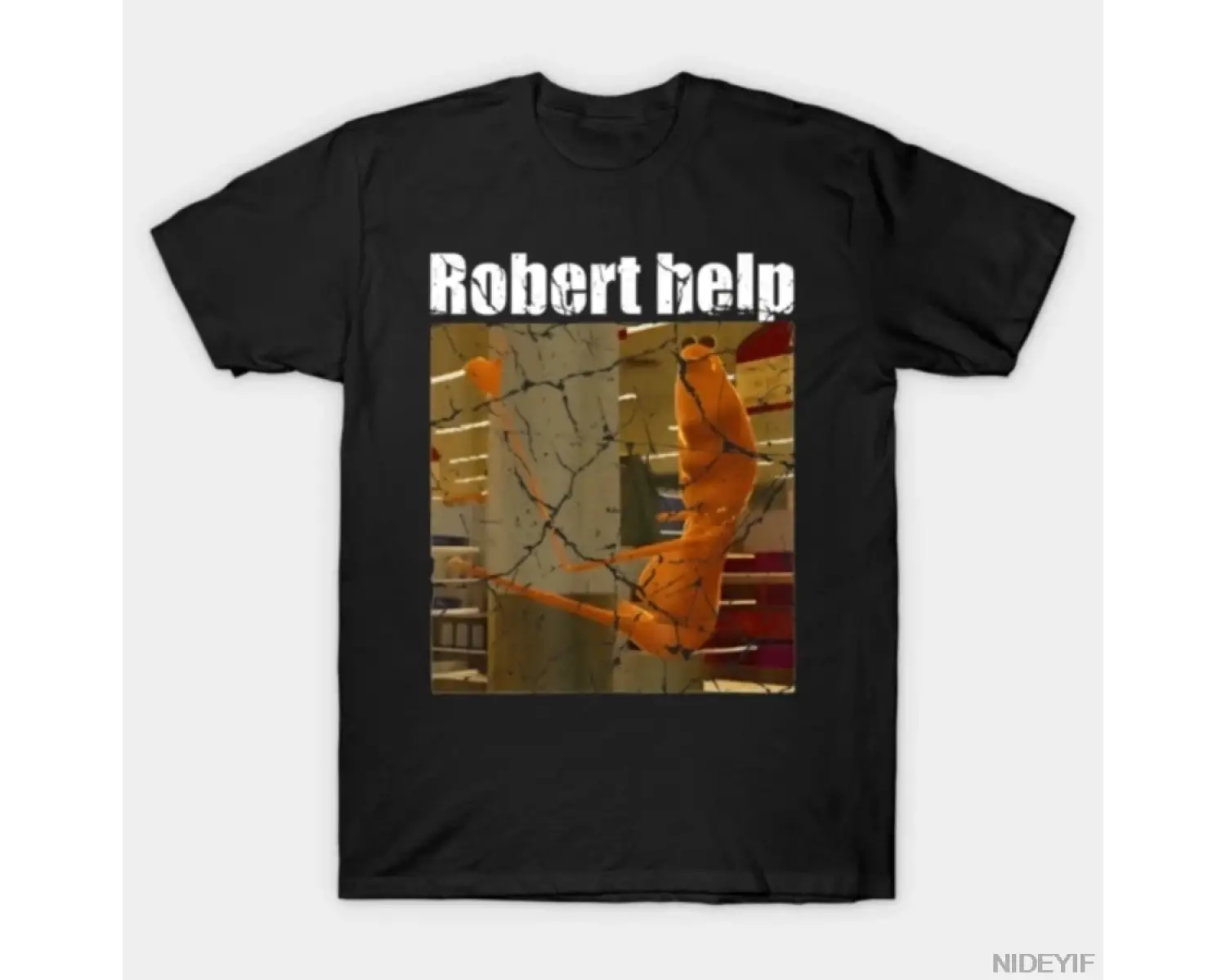 Marcus The Worm Robert Help T-shirt Erkekler Kadınlar Için % 100% Pamuklu T Shirt Kısa Kollu