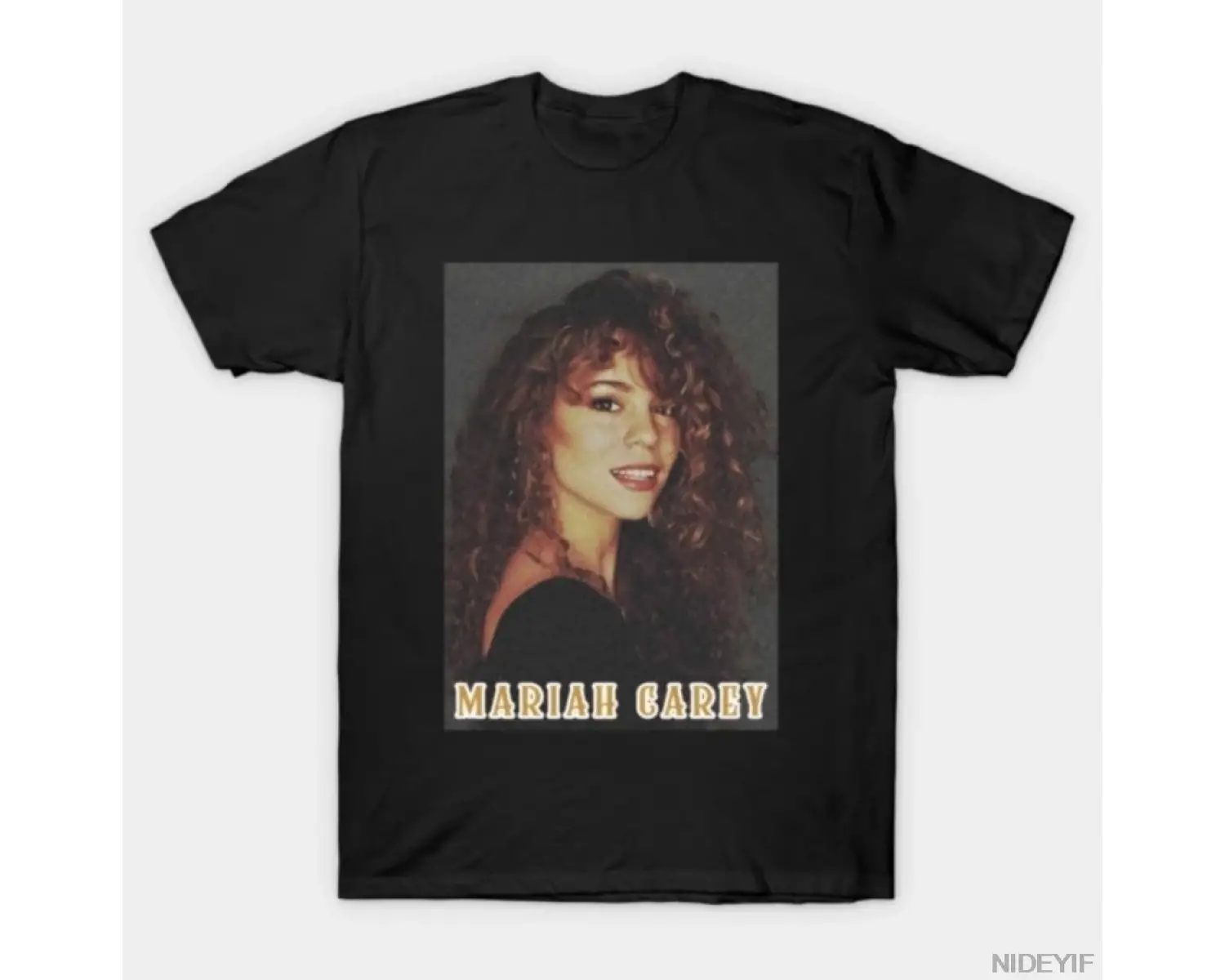 Mariah Carey T-shirt Erkekler Kadınlar Için % 100% Pamuklu Tişörtler Kısa Kollu Üstler 0107-2