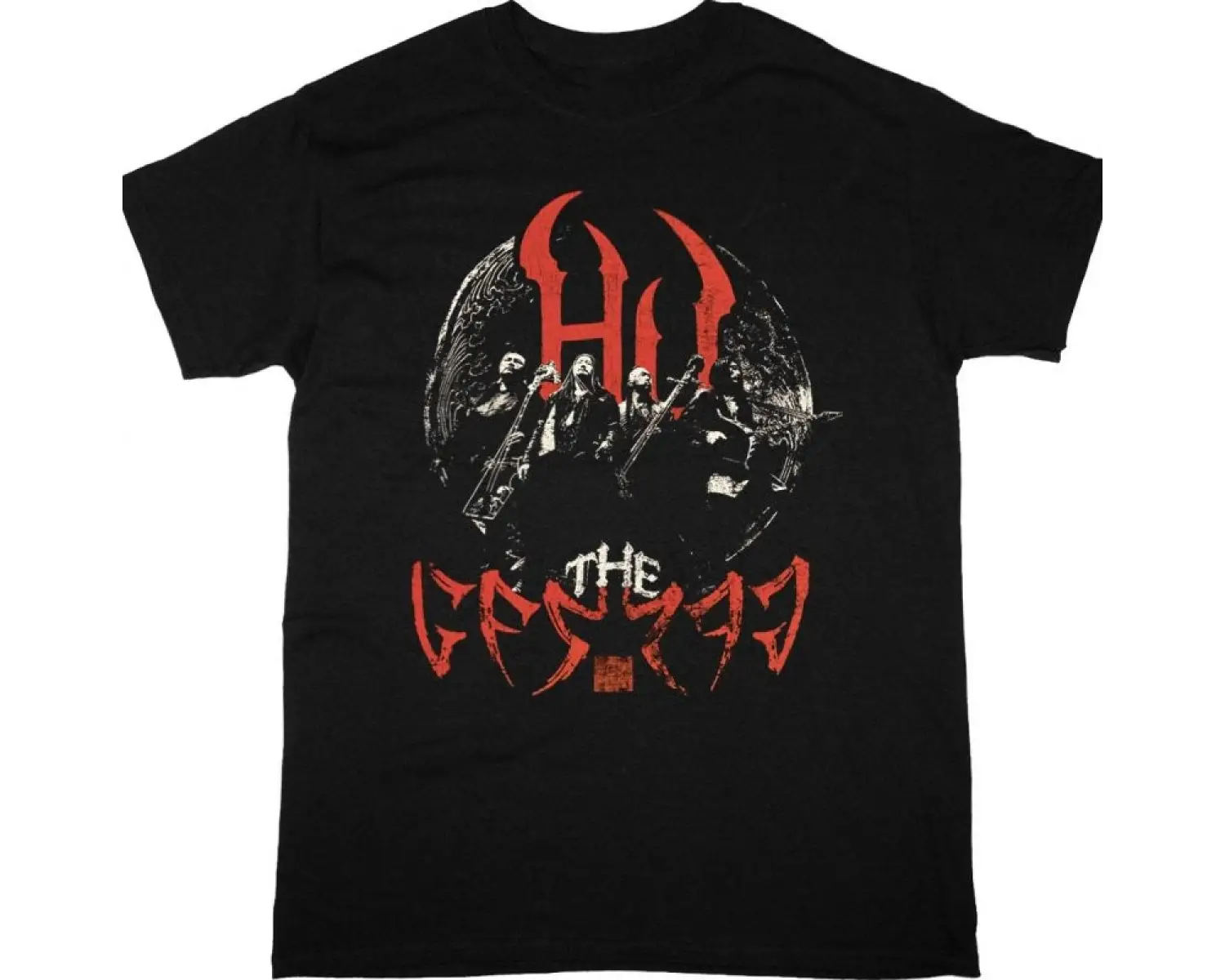 MARILLION CLUTCHING AT STRAWS87 NEW BLACK T-SHIRT ÖN BASKILI