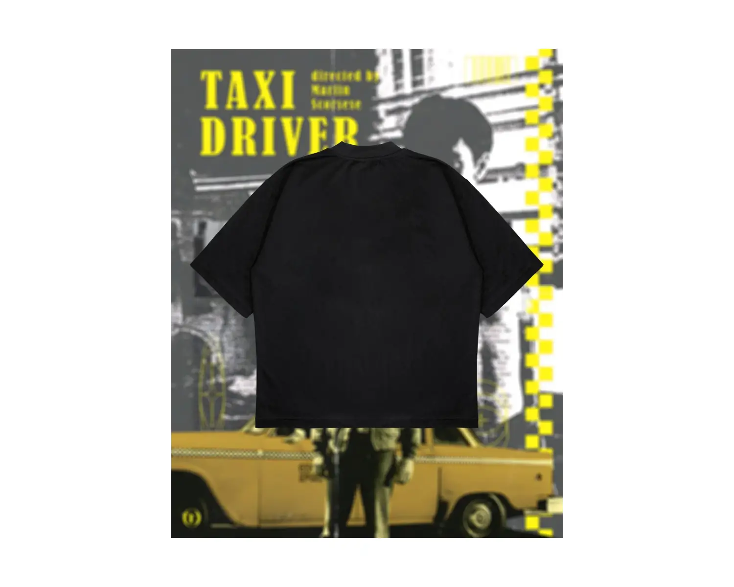 Martin Scorsese Baskılı Oversize Unisex Pamuklu Nefes Alan Kalın Kumaşlı