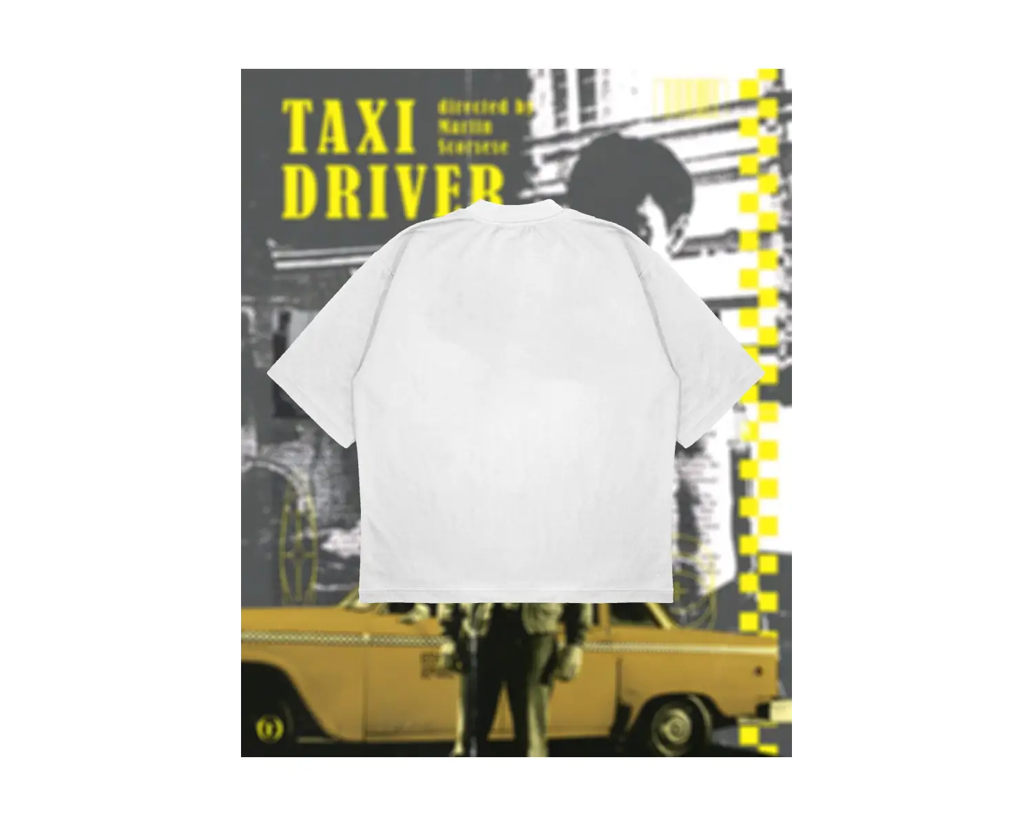 Martin Scorsese Baskılı Oversize Unisex Pamuklu Nefes Alan Kalın Kumaşlı