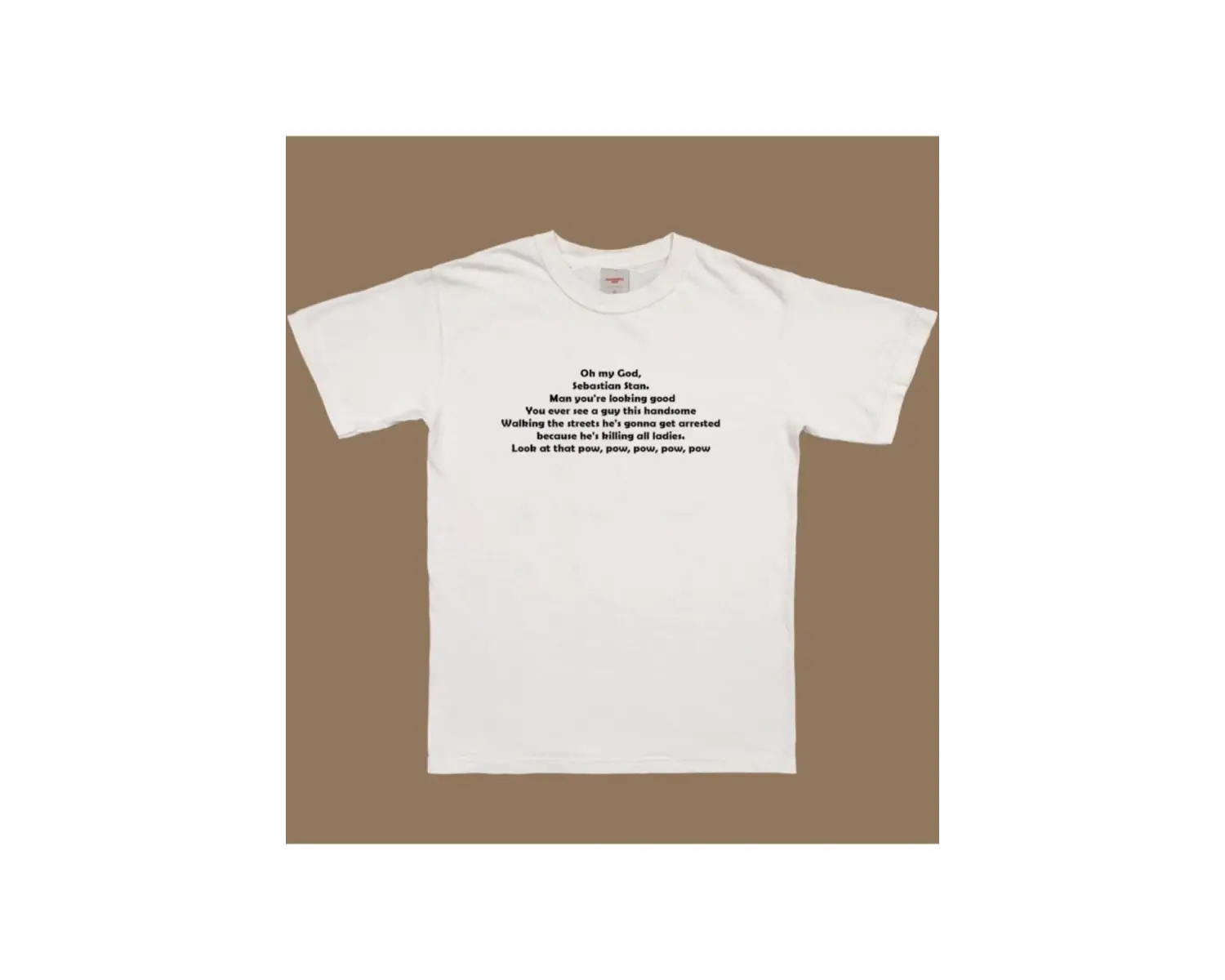 Marvel Sebastian Stan Tshirt