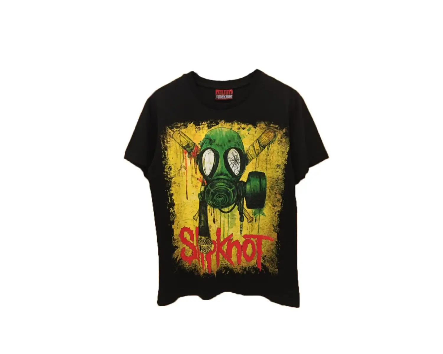 MAVİ Unisex Rock Müzik Slipknot Siyah Tshirt TTFV4401