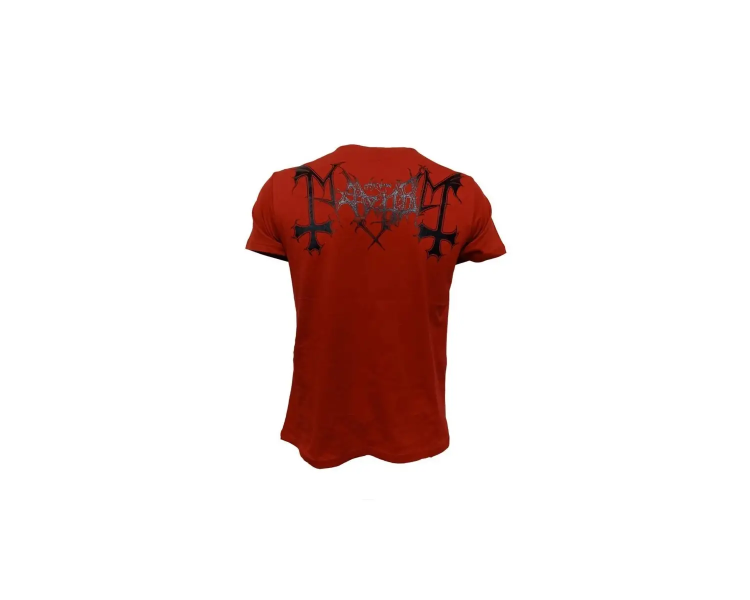 Mayhem Death Crush Red Metal Band Baskılı Penye Tişört
