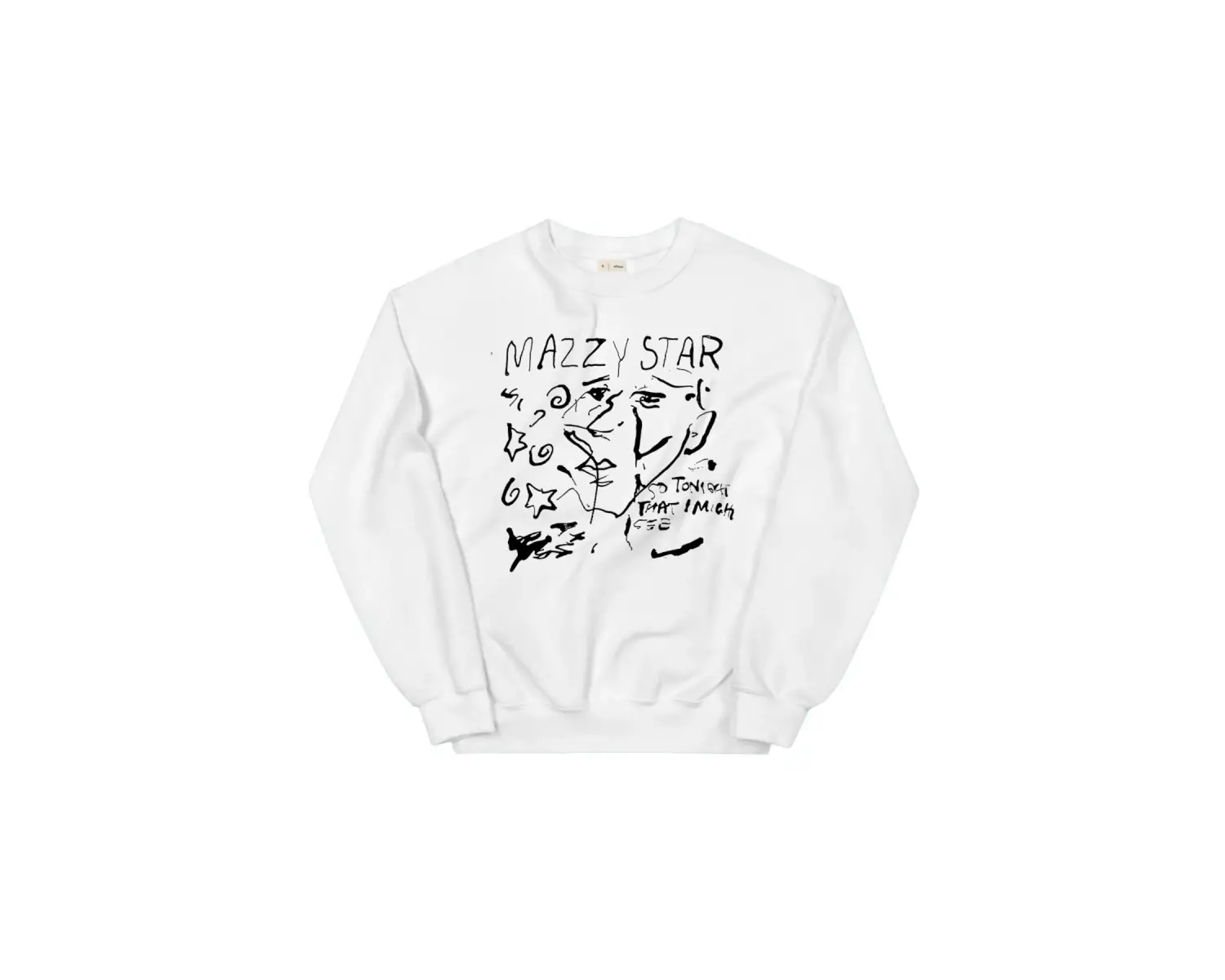 Mazzy Star Sweatshirt Beyaz