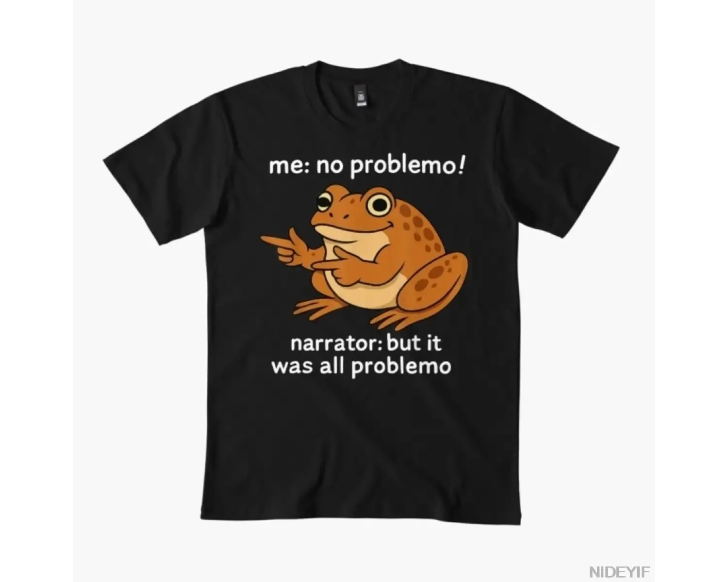 Me No Problemo Narrator But It was All Erkek Kadın Tişörtü %100 Pamuklu Tişörtler Kısa Kollu