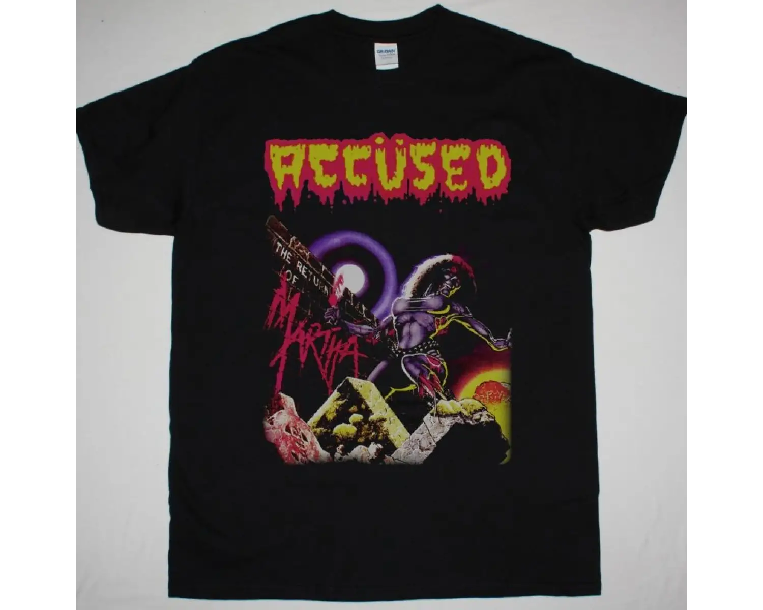MELVINS BULLHEAD 1991 NEW WHITE T-SHIRT ÖN BASKILI