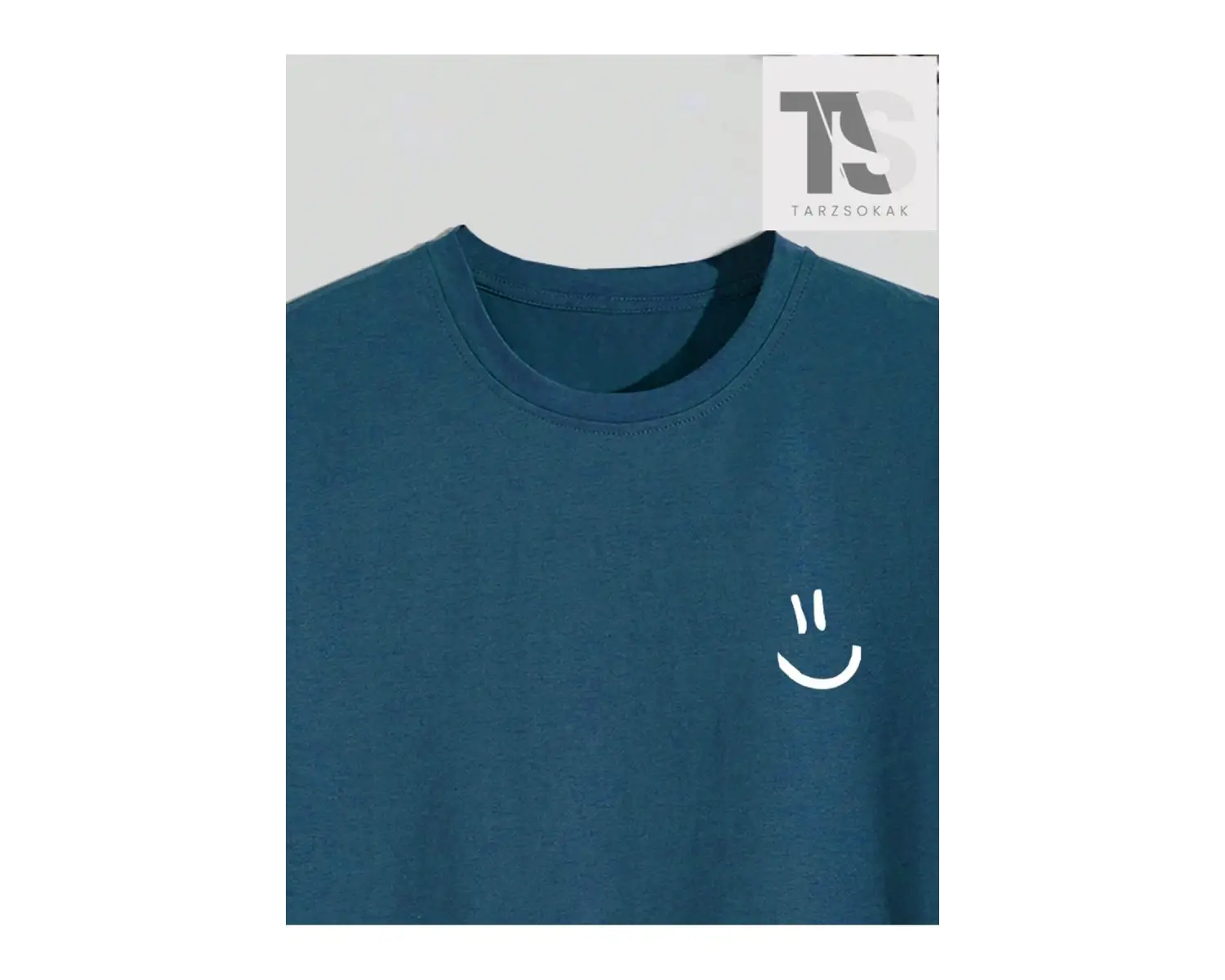 Men Astronot ve Mektup Grafikli Tişört