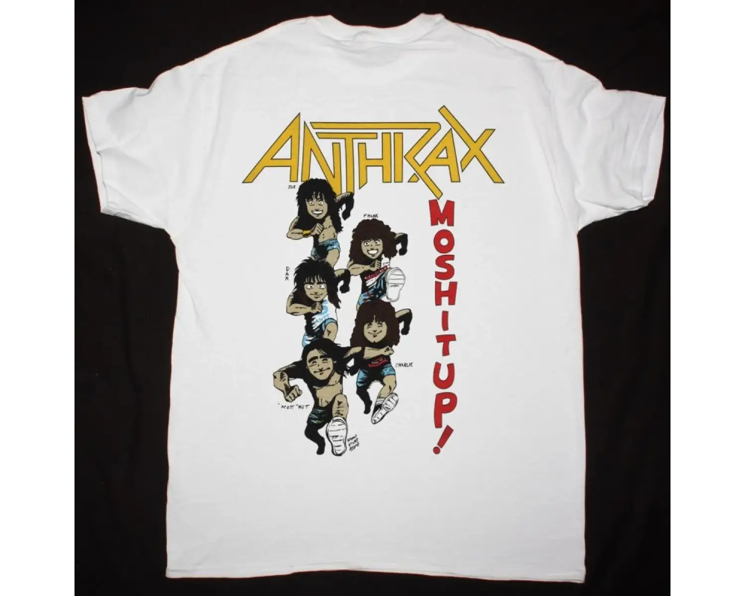 MERCYFUL FATE TOUR 99 NEW BLACK T-SHIRT ÖN VE ARAKA BASKILI