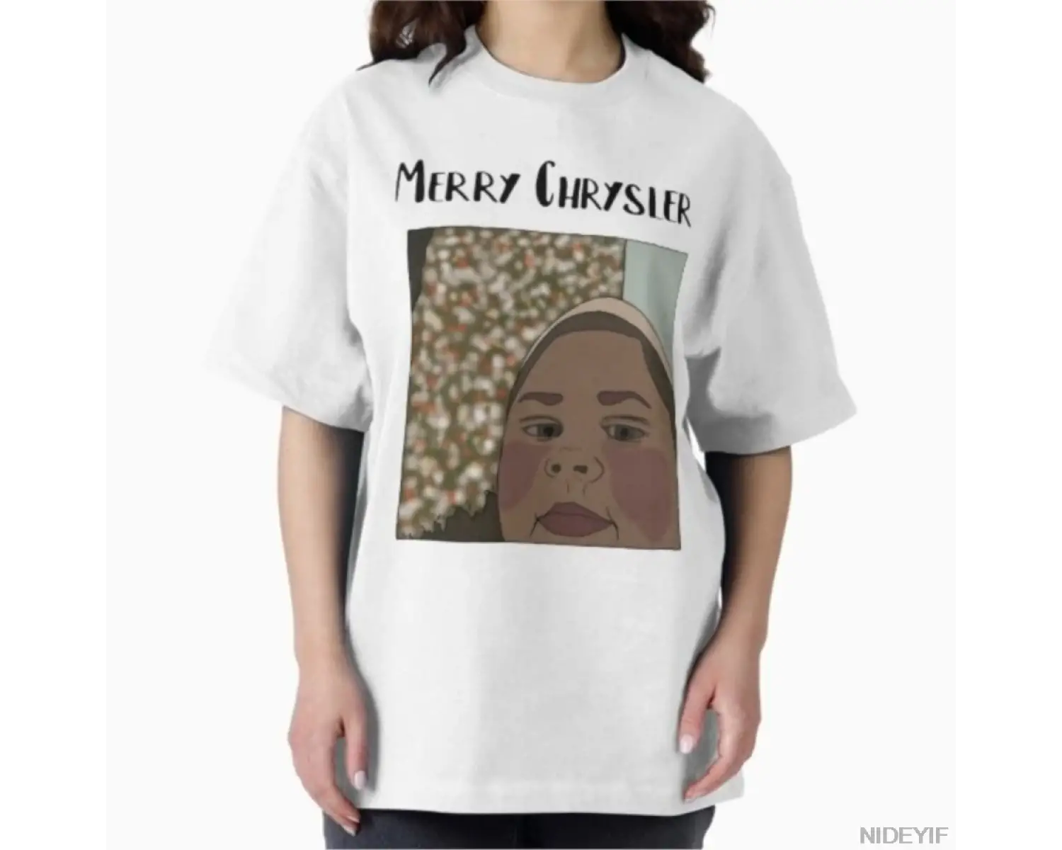 Merry Chrysler Tatil Tişörtü Erkekler Kadınlar İçin %100 Pamuklu Tişörtler Kısa Kollu Üstler