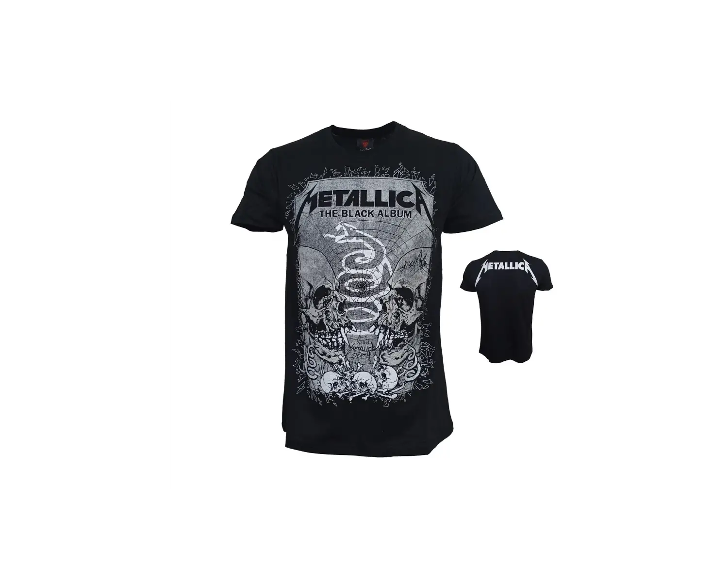 Metallica the Black Album Metal Band Baskılı Penye Tişört