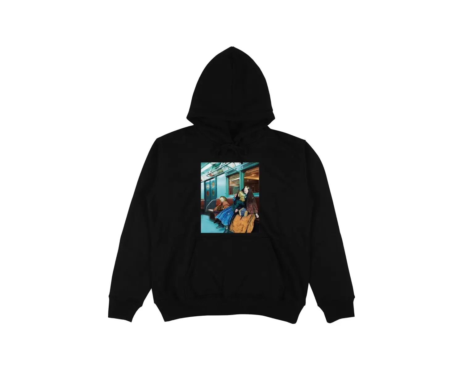 Metro Beyaz Oversize Unisex Kapüşonlu Sweatshirt Hoodie