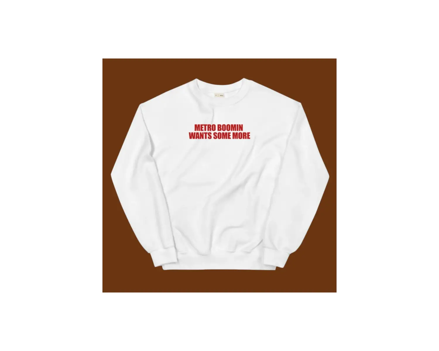 Metro Boomin Sweatshirt Beyaz