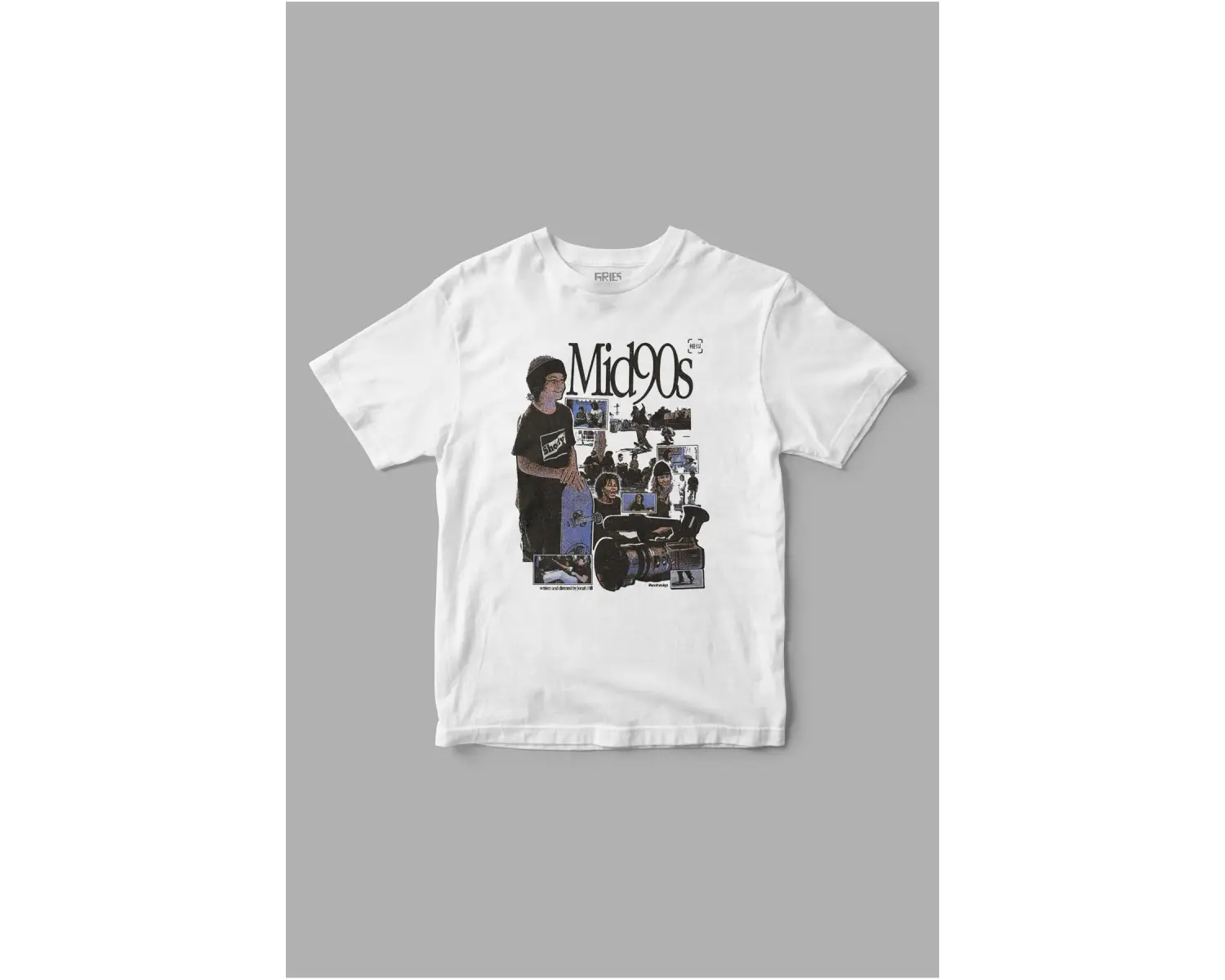 Mid90s Skater Kaykay Baskılı Tişört