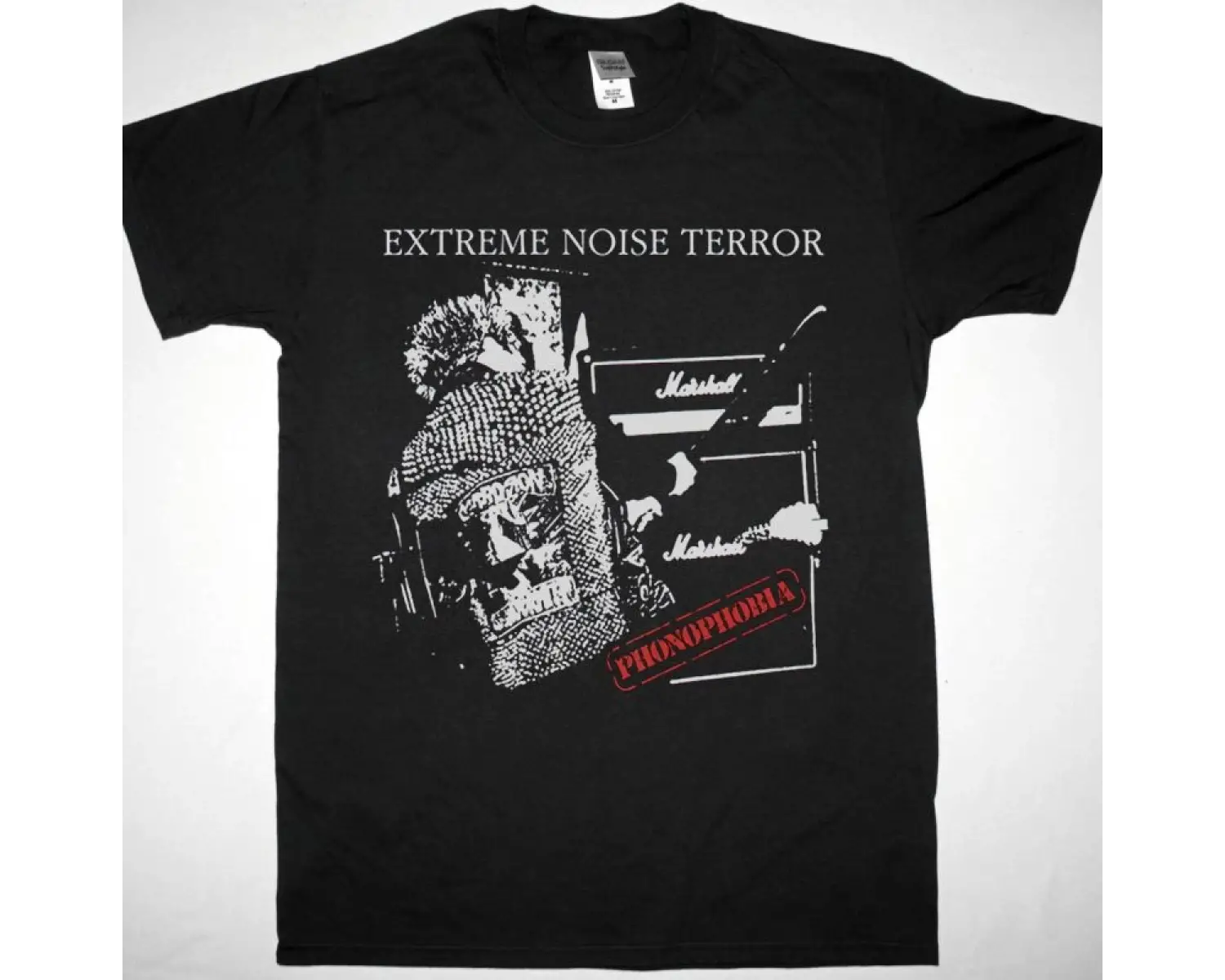 MINOR THREAT OUTLINE NEW BLACK T SHIRT ÖN BASKILI