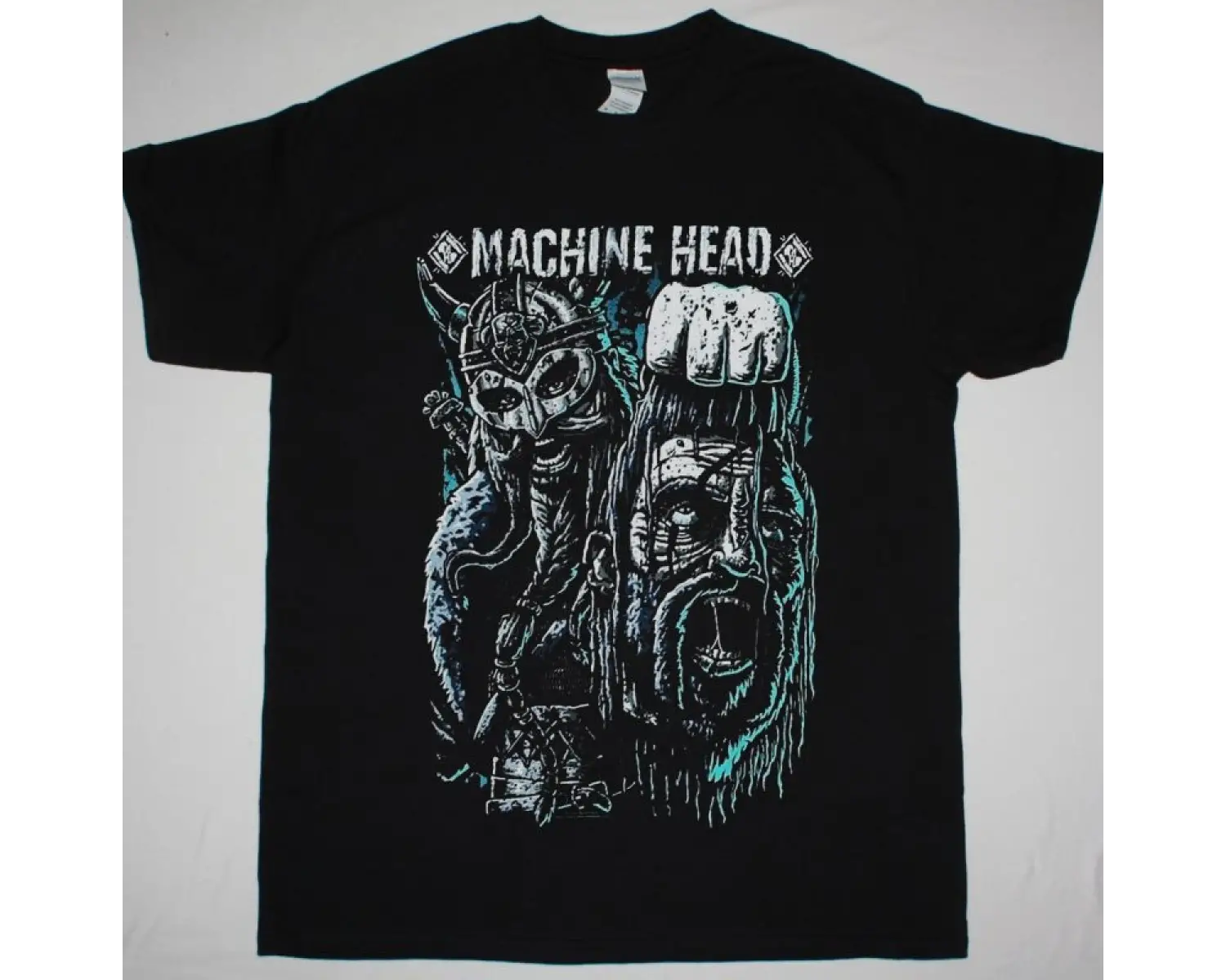 MISFITS RIB CAGE NEW BLACK T SHIRT ÖN BASKILI